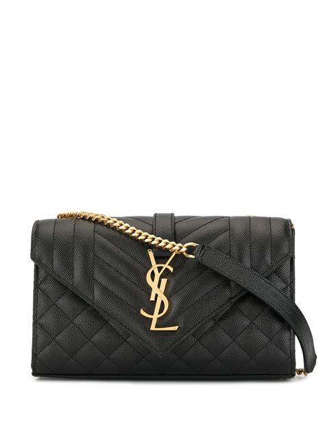 black ysl mini crossbody bag gold chain|Saint Laurent Crossbody Bags .